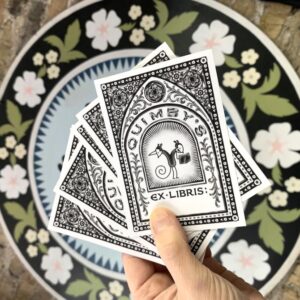 37991_lg.jpg Quimby's x Vichcraft Bookplate Stickers, Set of 5