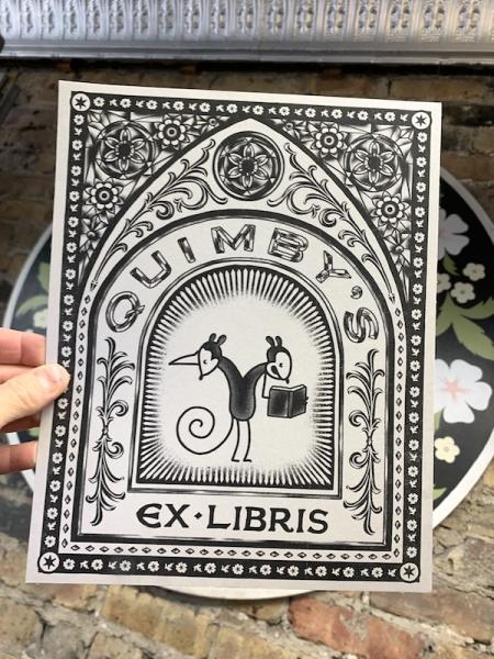Quimby's x Vichcraft Risograph Print