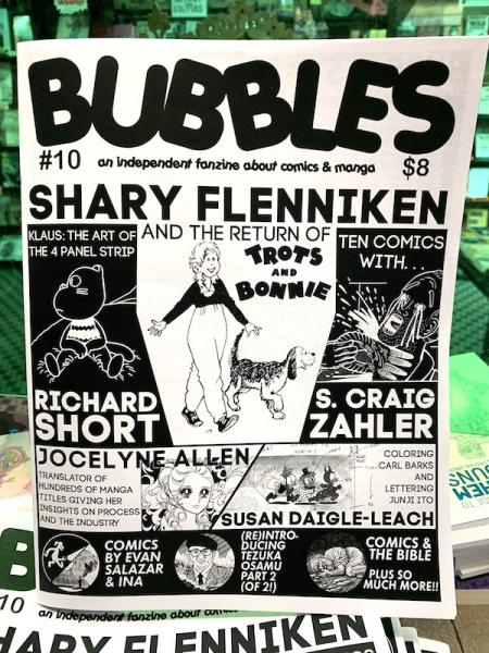 Bubbles #10 Independent Fanzine About Comics and Manga