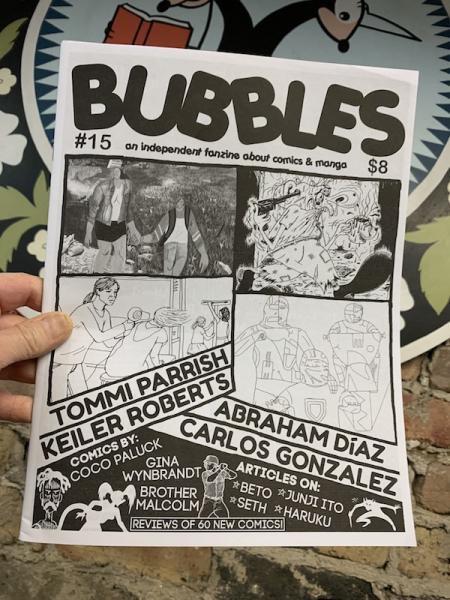 Bubbles #15 Independent Fanzine About Comics and Manga