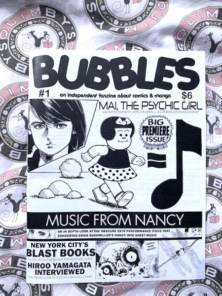 Bubbles #1 Independent Fanzine About Comics and Manga