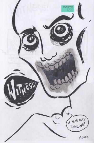 Witness A Mad Max Fanzine